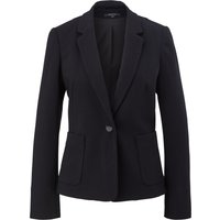 comma, Blazer, taillierte Form, uni, für Damen, schwarz, 34 von comma,