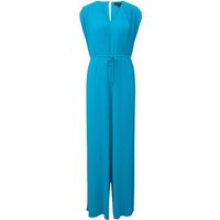 comma, Overall, Plisseefalten, Kurzarm, für Damen, türkis, 40 von comma,