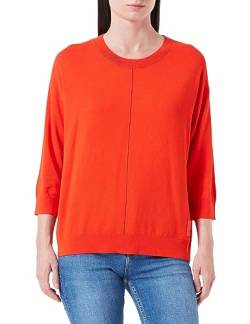 comma Damen 2136122 Pullover, 2509 orange, 34 von comma