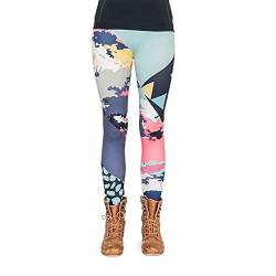 cosey - Bunte Bedruckte Motiv-Leggings (Einheitsgröße) - Design Modern Camo von cosey