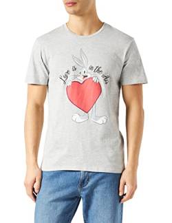 cotton division Herren Uxltgrpts001 T-Shirt, Grau meliert, L von cotton division