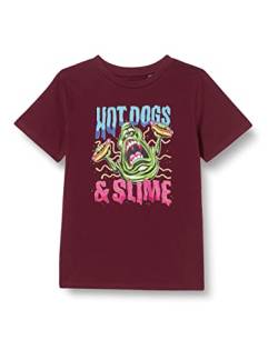 cotton division Jungen Boghosdts015 T-Shirt, Bordeaux, 10 Jahre von cotton division