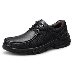 Herrenschuhe, Freizeitschuhe, Herren-Sneaker, Lederschuhe, Business-Freizeitschuhe, braune Schuhe, Schwarz , 41 1/3 EU von crazynekos