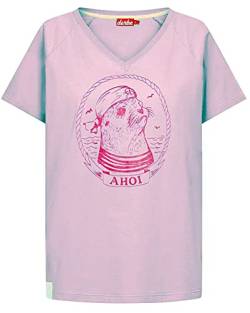 derbe Matrosenrobbe Damen T-Shirt Forget Me Not Nachhaltig rosa 0350 M von derbe