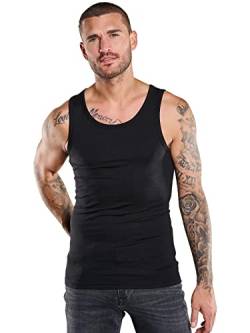 emilio adani Herren Herren Tank-Top Uni, 36237, 36237, Schwarz in Größe L von emilio adani