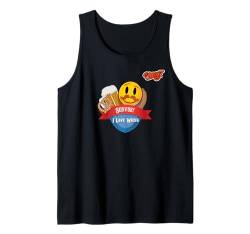 Servus I love Wiesn Oktoberfest Tank Top von emoji