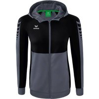 ERIMA Damen Six Wings Trainingsjacke mit Kapuze von erima