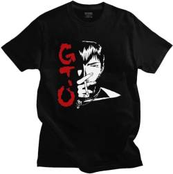 Cool Anime Great Teacher Onizuka T Shirt Men Short Sleeve GTO Manga Tshirt O-Neck Cotton Tee Tops Japan Eikichi T-Shirt Clothes M von espera