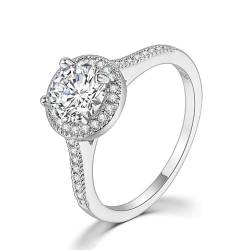 exdas Ring Ringe Damen Bijouterie Herren Verstellbare Ringe Für Damen, Brautschmuck, Klassische Ehe, Hochzeit, Verlobungsring, Größenverstellbar R840 von exdas