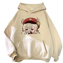 famesale Genshin Impact Klee Hoodie Frauen Männer Spiel Genshin Impact Klee Cosplay Kostüm bedruckter Pullover Langarm-Sweatshirt Freizeitjacke Mantel Top von famesale