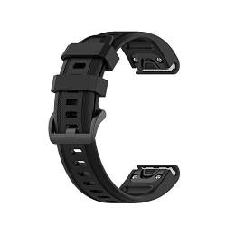 Silikon-Uhrenarmband, 20 mm, Quickfit, einfach anzubringen, weiches Smartwatch-Armband, Schnellverschluss, Unisex, buntes Armband für Fitness-Uhr von findtime