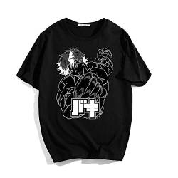 flowereyes Baki T Shirt Anime Hanma Baki Lässiger Modedruck Kurzarm Top für Unisex von flowereyes