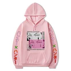 flowereyes Hunter X Hunter Hoodies Hisoka Morow Kleidung Hisoka Hoodies Harajuku Casual Top HxH Hoodies Loose Pullover von flowereyes