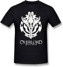 Overlord T Shirt Overlord Anime Guild Emblem Ainz Ooal Gown T-Shirt Graphic Short-Sleeve Tee Shirt Man Tshirt Size L von fois