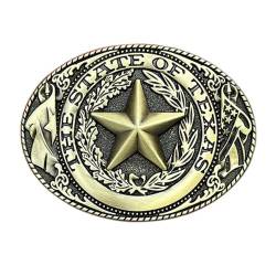 fomissky-sisa Fomissky Vintage Country Texas Gürtelschnalle Herren Western Cowboy Oval Badge State of Texas Gürtelschnalle Ersatz Bronze, Bronze - der Bundesstaat Texas, Durchschnittlich von fomissky-sisa