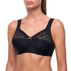 frugue Damen BH ohne Bügel Minimizer Große Größen Schwarz EU 110D von frugue