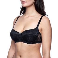 frugue Damen Dirndl BH Push Up Bandeau Schwarz EU 80C von frugue