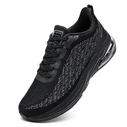 frysen Herren Damen Sportschuhe Fitness Schuhe Running Sneaker Sport Sneakers Laufschuhe Trekkingschuhe.Black43 von frysen