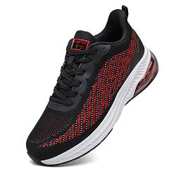 frysen Herren Damen Sportschuhe Fitness Schuhe Running Sneaker Sport Sneakers Laufschuhe Trekkingschuhe.Red black41 von frysen