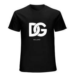 DG Milano Mens T-Shirt Black Unisex Mens Tees S von gfzzH