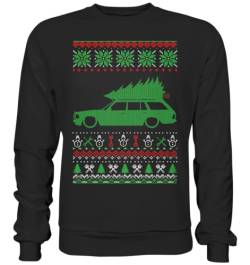 glstkrrn W123 T-Modell Ugly Christmas Sweater, Regular, Unisex, Schwarz, M von glstkrrn