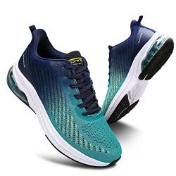 gojiang Sneakers Herren Damen Laufschuhe Sportschuhe Turnschuhe Straßenlaufschuhe Air Running Walkingschuhe Fitness Jogging Leichtgewichts Atmungsaktiv Freizeit Tennisschuhe Blue 43 EU von gojiang