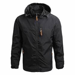 hehiy Winterjacke Herren Winter Stepp Jacke Herren Winter Jacke Wasserdicht Atmungsaktive Funktionsjacke MäNner Jacken Leichte Daunenjacke Herren Herren Winterjacken Reduziert Lang von hehiy