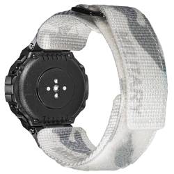 Hemsut Uhrenarmbänder Kompatibel mit Amazfit T-Rex/T-Rex 2/T-Rex Pro/T-Rex Ultra, Millitary Camouflage Nylon Sportarmband mit gewebter Schleife Design von hemsut h