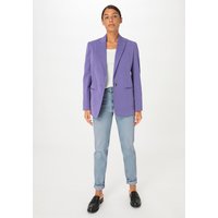 hessnatur Damen Blazer Relaxed aus TENCEL™ Lyocell mit Bio-Baumwolle - lila - Größe 38 von hessnatur