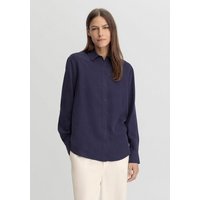 hessnatur Damen Bluse Relaxed aus TENCEL™ Lyocell - blau - Größe 38 von hessnatur