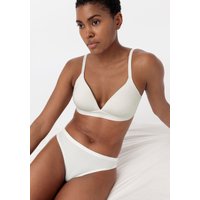 hessnatur Damen Brazil Regular Cut PURE BALANCE aus Bio-Baumwolle und Tencel™ Modal - weiß - Größe 46 von hessnatur