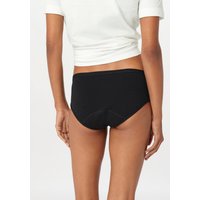 hessnatur Damen Perioden Panty Regular Cut PURE BALANCE aus Bio-Baumwolle und Tencel™Modal - schwarz - Größe 40 von hessnatur