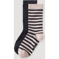 hessnatur Damen-Socken im 2er-Pack aus Bio-Baumwolle - schwarz - Größe 41-43 von hessnatur