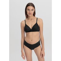 hessnatur Damen Spacer BH bügellos PURE SENSE aus TENCEL™ Modal - schwarz - Größe 75B von hessnatur