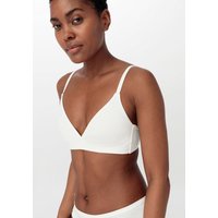 hessnatur Damen Triangel BH bügellos PURE SENSE aus Bio-Baumwolle und Tencel™Modal - weiß - Größe 85A von hessnatur