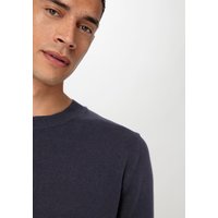 hessnatur Herren Pullover Regular aus Bio-Baumwolle - blau - Größe 52 von hessnatur