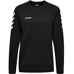 Hummel Damen Pullover Go Cotton Sweatshirt Woman 203507 Black L von hummel