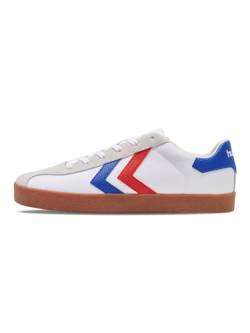 HUMMEL Unisex Diamant LX-E Nylon Sneaker, White/Blue/RED, 40 EU von hummel