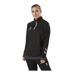 hummel Hmllead Half Zip Damen Multisport Jacke Mit Kurzem Reißverschluss von hummel