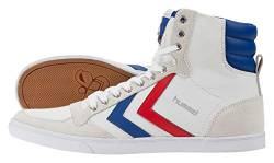 hummel Unisex Hummel Slimmer Stadil High High-Top, White Blue Red Gum, 39 EU von hummel