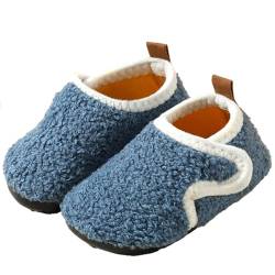 Kinder Plüsch Hausschuhe Jungen Mädchen Winter Warm Pantoffel Kleinkind rutschfest Slippers Indoor Leicht Weiche Hausschuhe Neugeborenen Lauflernschuhe Kuschelige Fleece-Stiefel für Baby 0-5 Jahre von iNelihoo