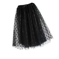 ibasenice Mesh-ballettrock Damen-mesh-tüllrock Ein Elastischer Linienrock Prinzessin Tüllrock Kinder Mehrlagiges Mesh-kleid Tutu-kleid Mit Hoher Taille Hohe Taille Frauenkleidung Fräulein von ibasenice