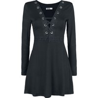 Innocent - Gothic Langarmshirt - Haily Top - M bis XXL - für Damen - Größe L - schwarz von innocent