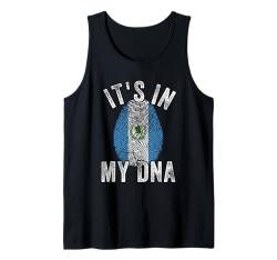 Lustig, es ist in meiner DNA, Fingerabdruck, Flagge von Guatemala Tank Top von it's in my DNA Guatemala flag Fingerprint