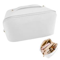 itrimaka Reise-Make-up-Tasche groß,Große Reise-Kosmetiktasche,Make-up-Tasche aus elegantem PU-Leder, wasserdicht | Kosmetik-Organizer, Make-up-Tasche, Kulturbeutel mit großem Fassungsvermögen, von itrimaka