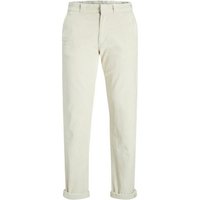 Jack & Jones Cordhose Herren Cord Hose Chino Weiß Braun JPSTKANE JJPABLO CORD AKM von jack & jones