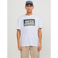 Jack & Jones Kurzarmshirt JCOLOGAN TEE SS CREW NECK SS24 LN von jack & jones