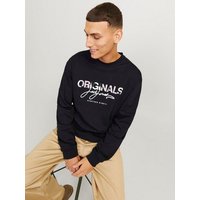 Jack & Jones Sweater JORARUBA AOP BRANDING SWEAT CREW NECK von jack & jones