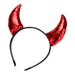 jojobasec Teufelshorn-Stirnband, Ochsenhorn, Haarreifen für Halloween, Party, Cosplay, Thema, für kreative Fotokosten von jojobasec