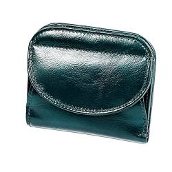 jonam Geldbörse für Damen Woman Wallet Genuine Leather Wallets Fashion Hasp Short Wallet Female Card Holder Small Woman Wallets and Purses (Color : 3501 Blue) von jonam